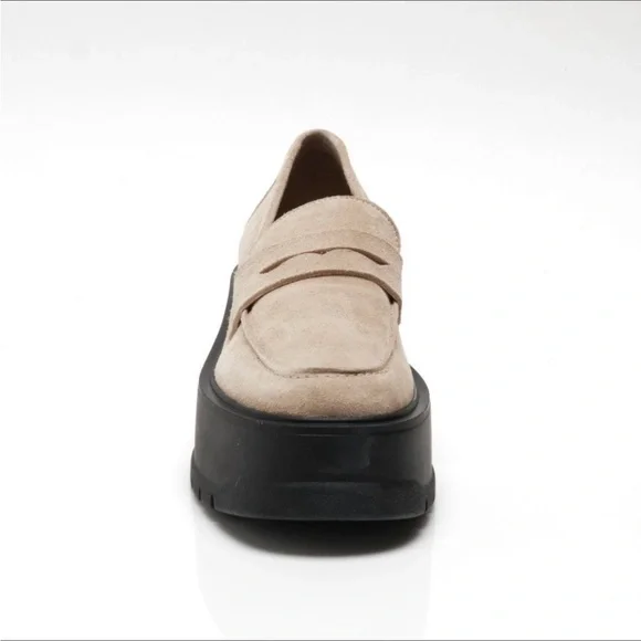 Free People Nico Platform Loafer in Cappuccino Suede, EU Size: 36 - Picture 6 of 16